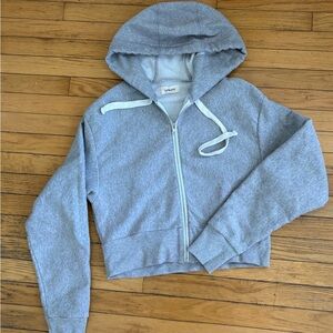Gray Labijou Zip-Up Hoodie